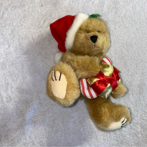 Wish Pets Teddy Bear Christmas Holiday Plush Toy Festival Gift Santa 8” 1998 Fun - Picture 1 of 11